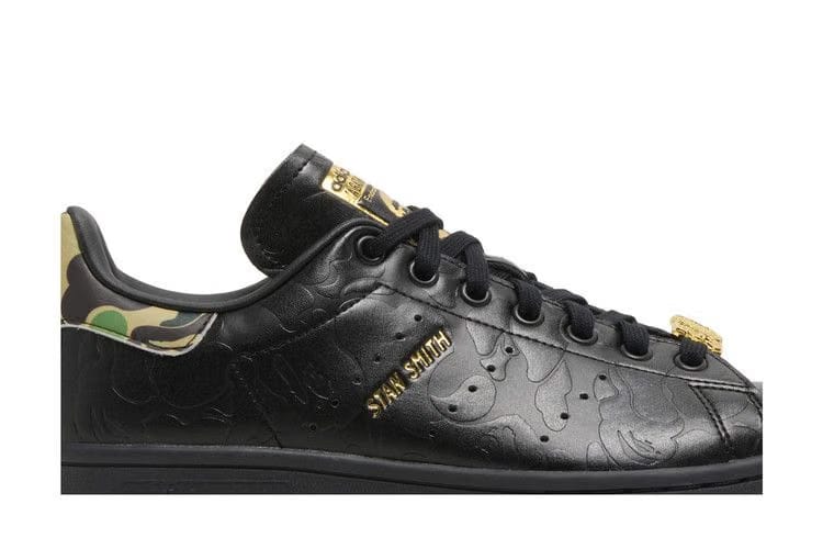Adidas Stan Smith Bape 30Th Anniversary Black