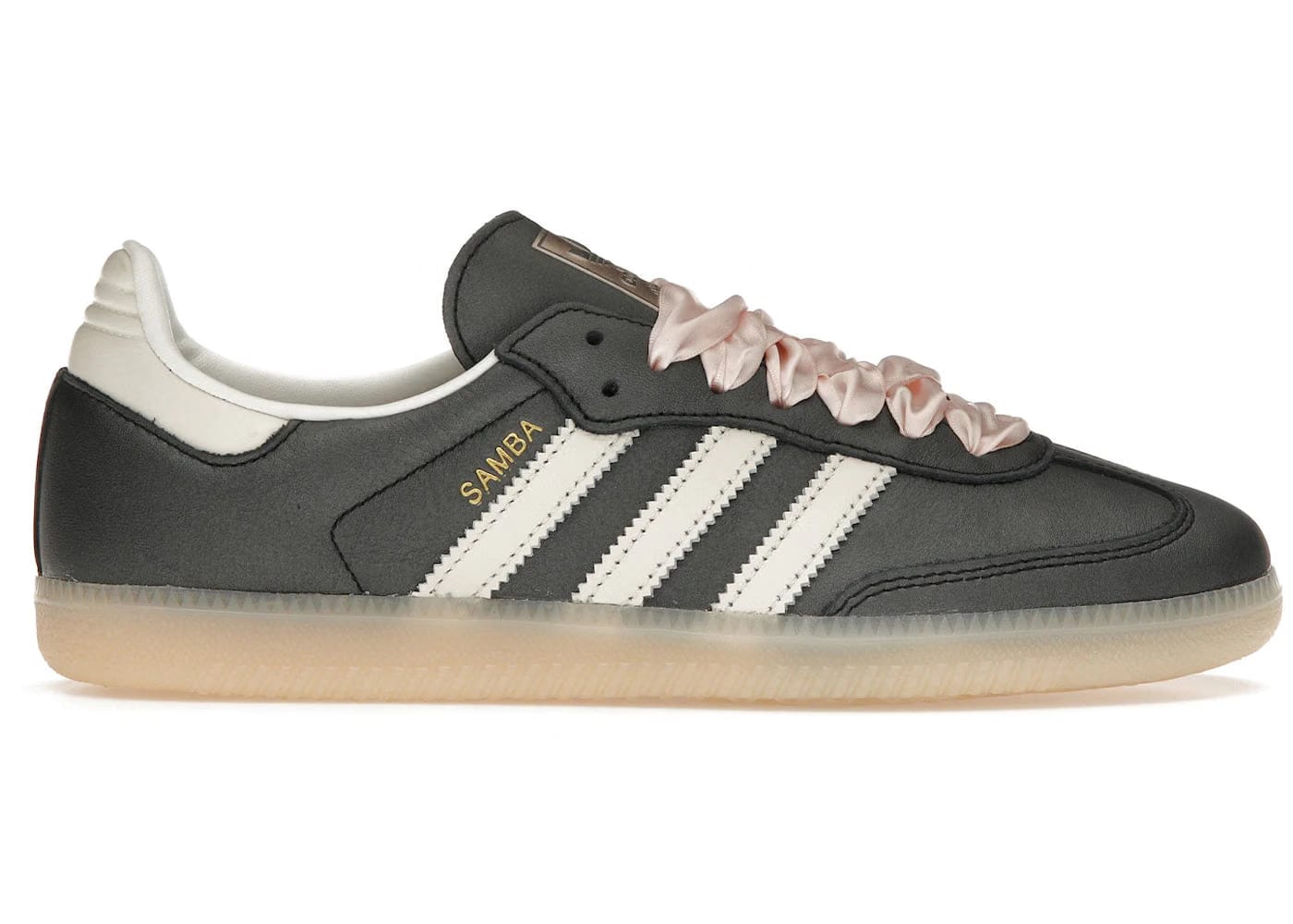 Adidas Wmns Samba 'Black Wonder Quartz Ribbon Laces'