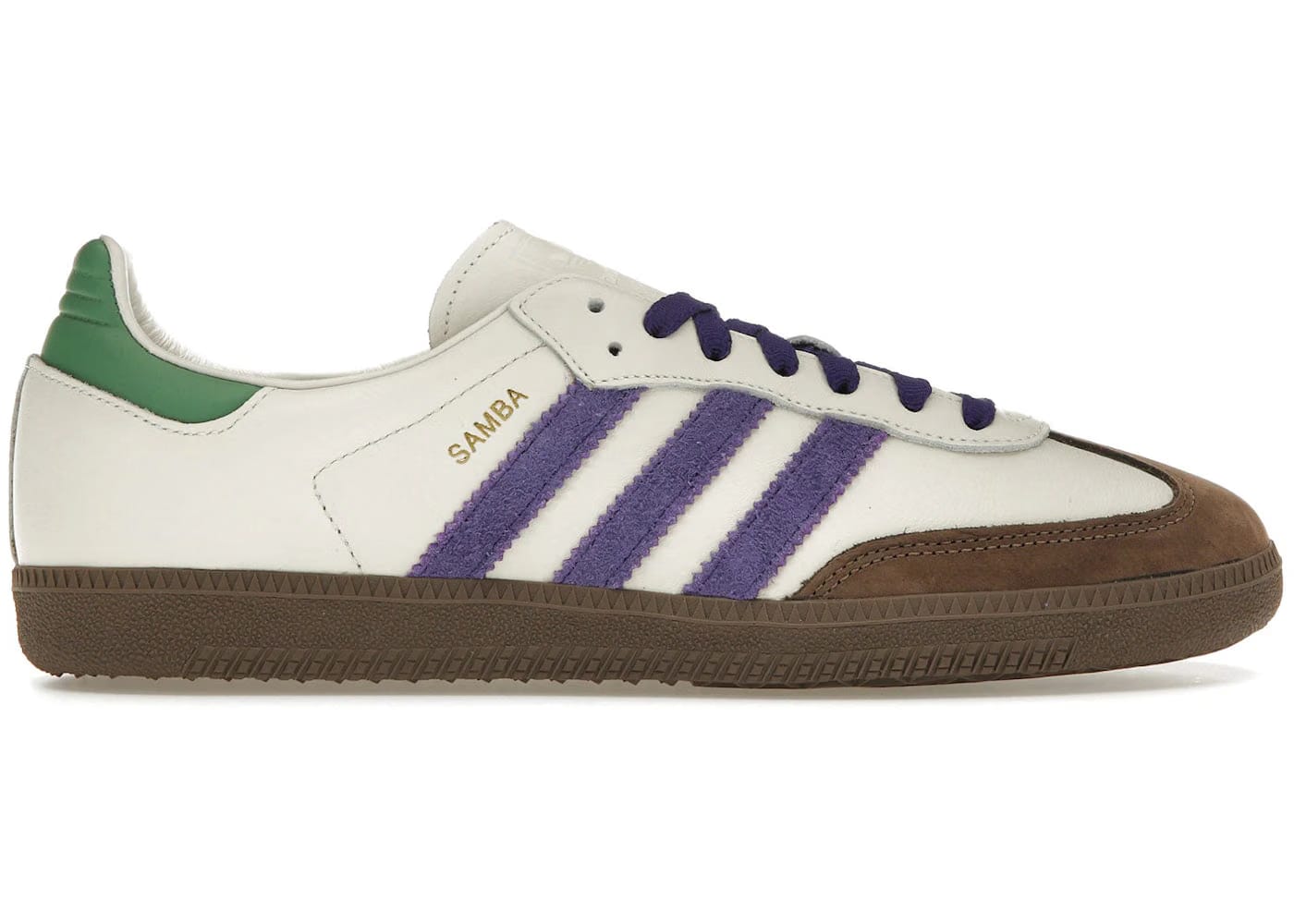 Adidas Wmns Samba OG 'Off White Purple Green'