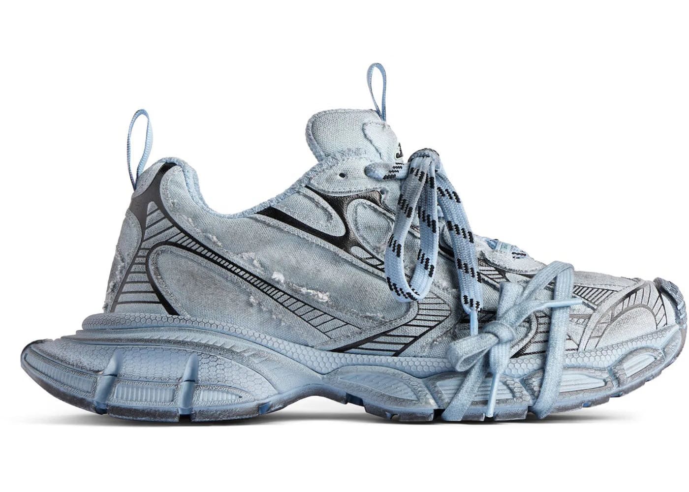 Balenciaga 3XL Sneaker Worn-Out - Light Blue