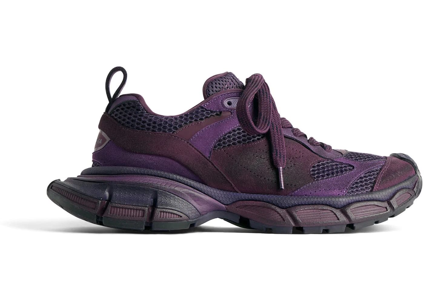 Balenciaga 3Xl Sneakers Purple Suede Womens