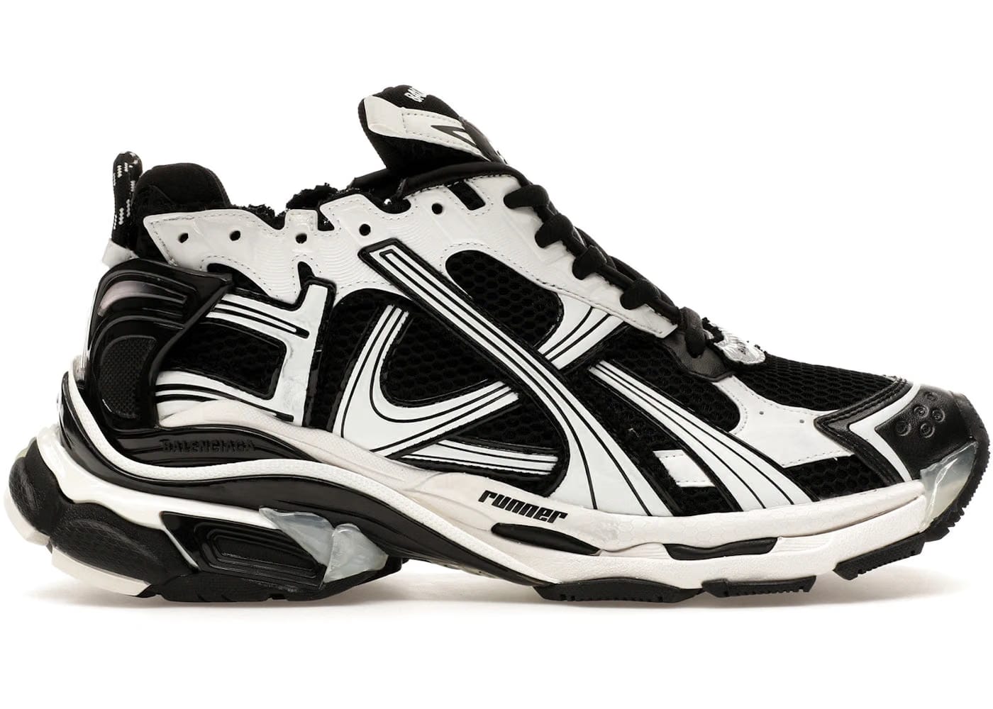 Balenciaga Runner Black White