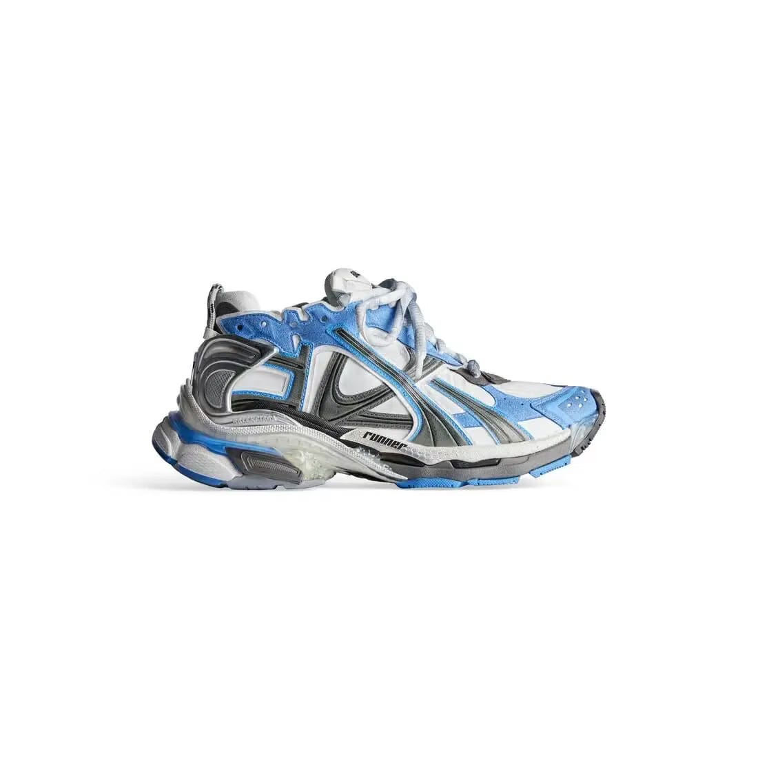 Balenciaga Runner Blue White Grey