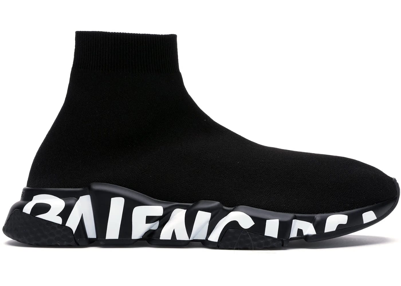 Balenciaga Speed Graffiti Trainers Black