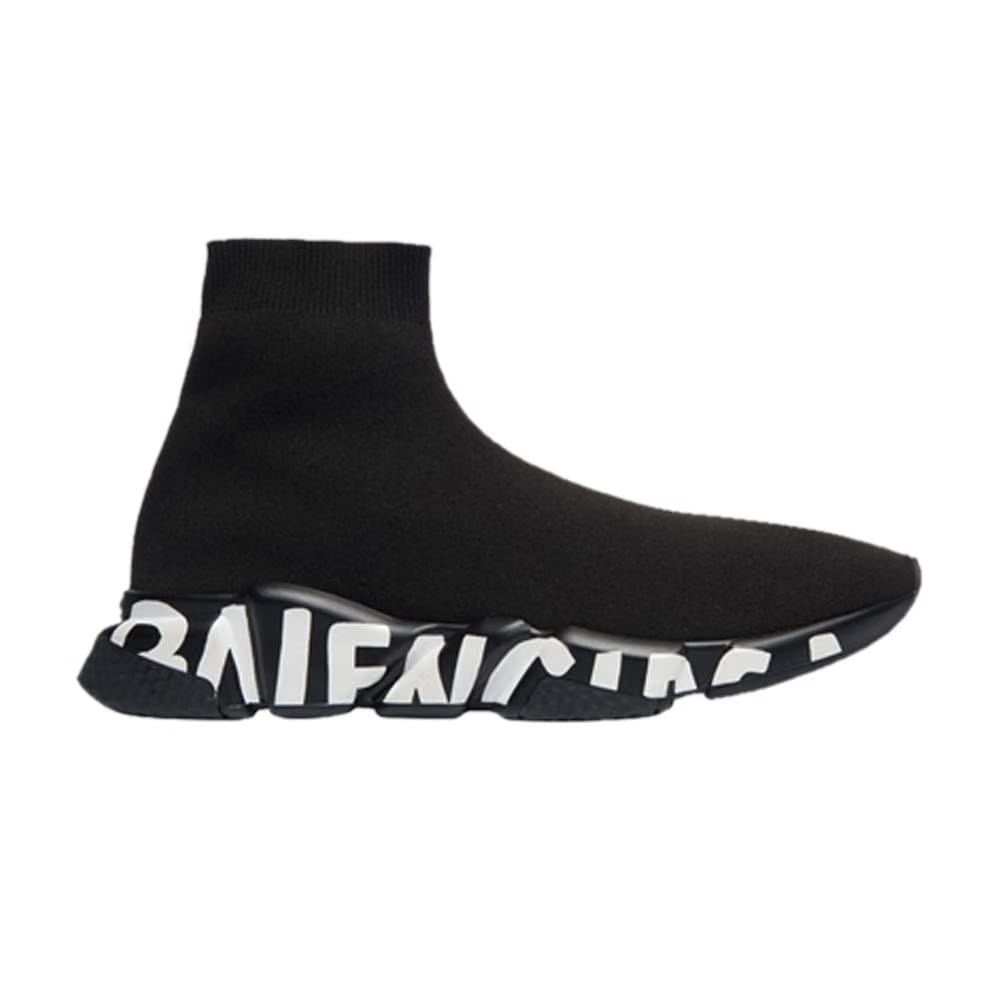 Balenciaga Speed Graffiti Trainers Black