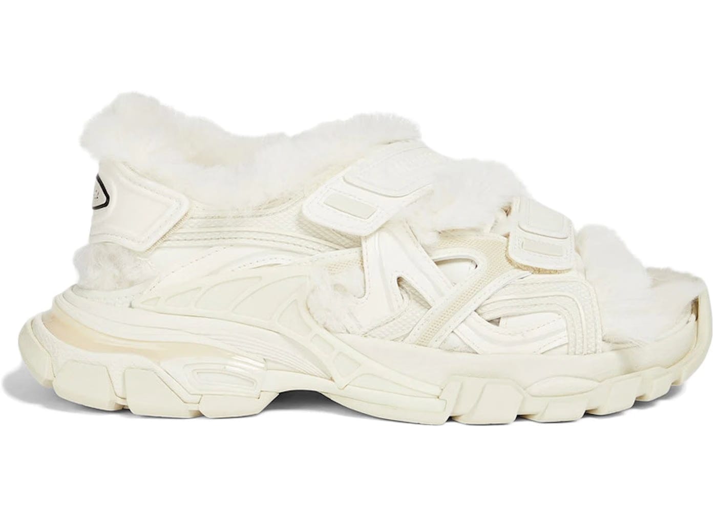 Balenciaga Wmns Track Sandal 'Beige Fur'