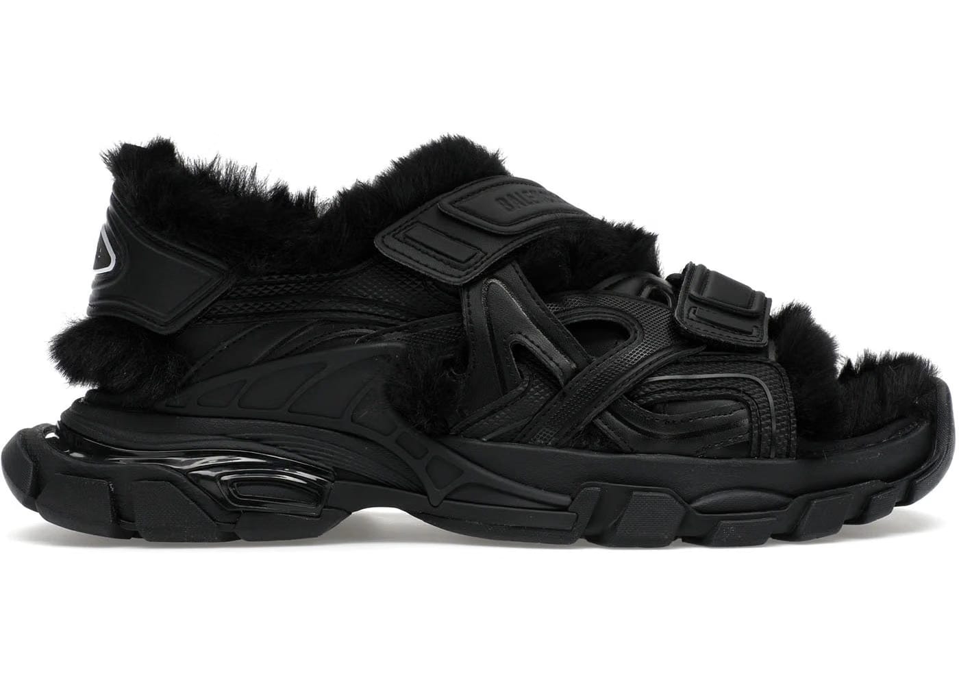 Balenciaga Wmns Furry Sandal 'Black'