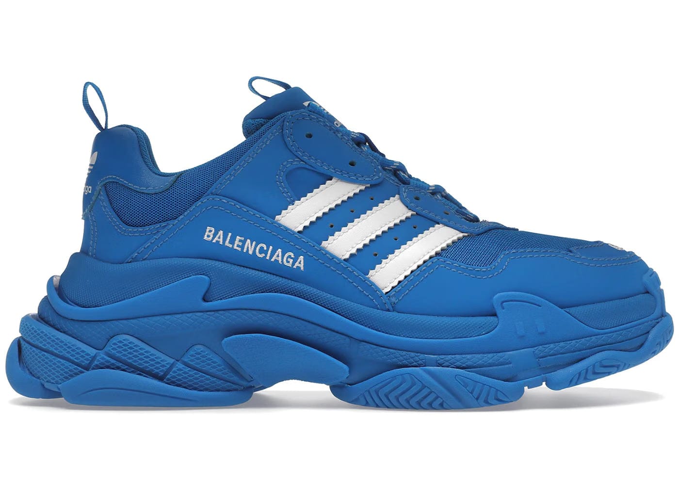 Balenciaga Triple S Adidas Blue White