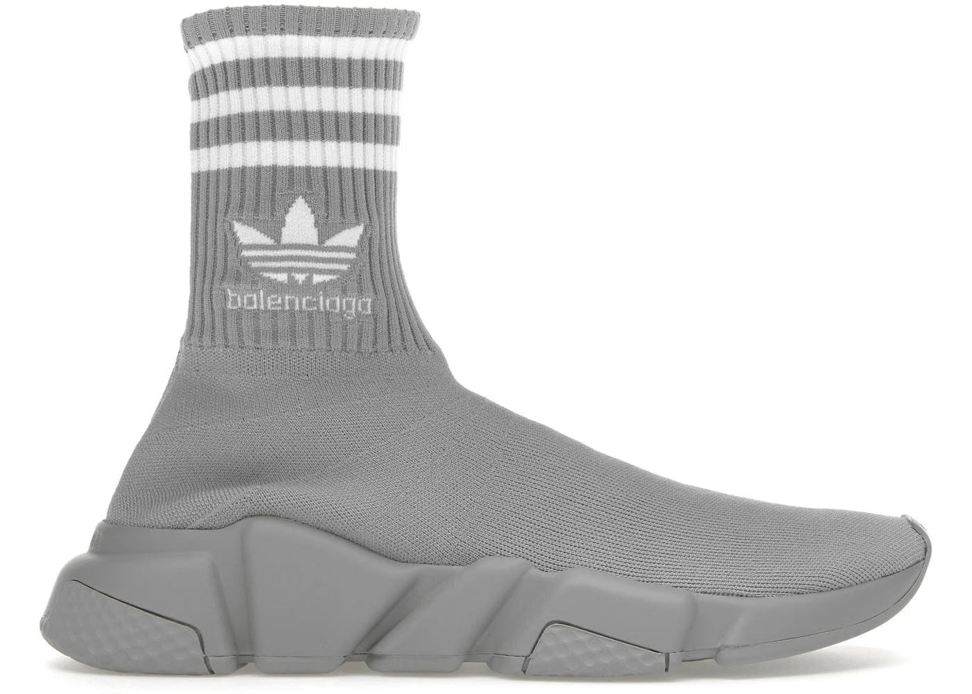 Balenciaga X Adidas Speed Trainer Grey White Womens