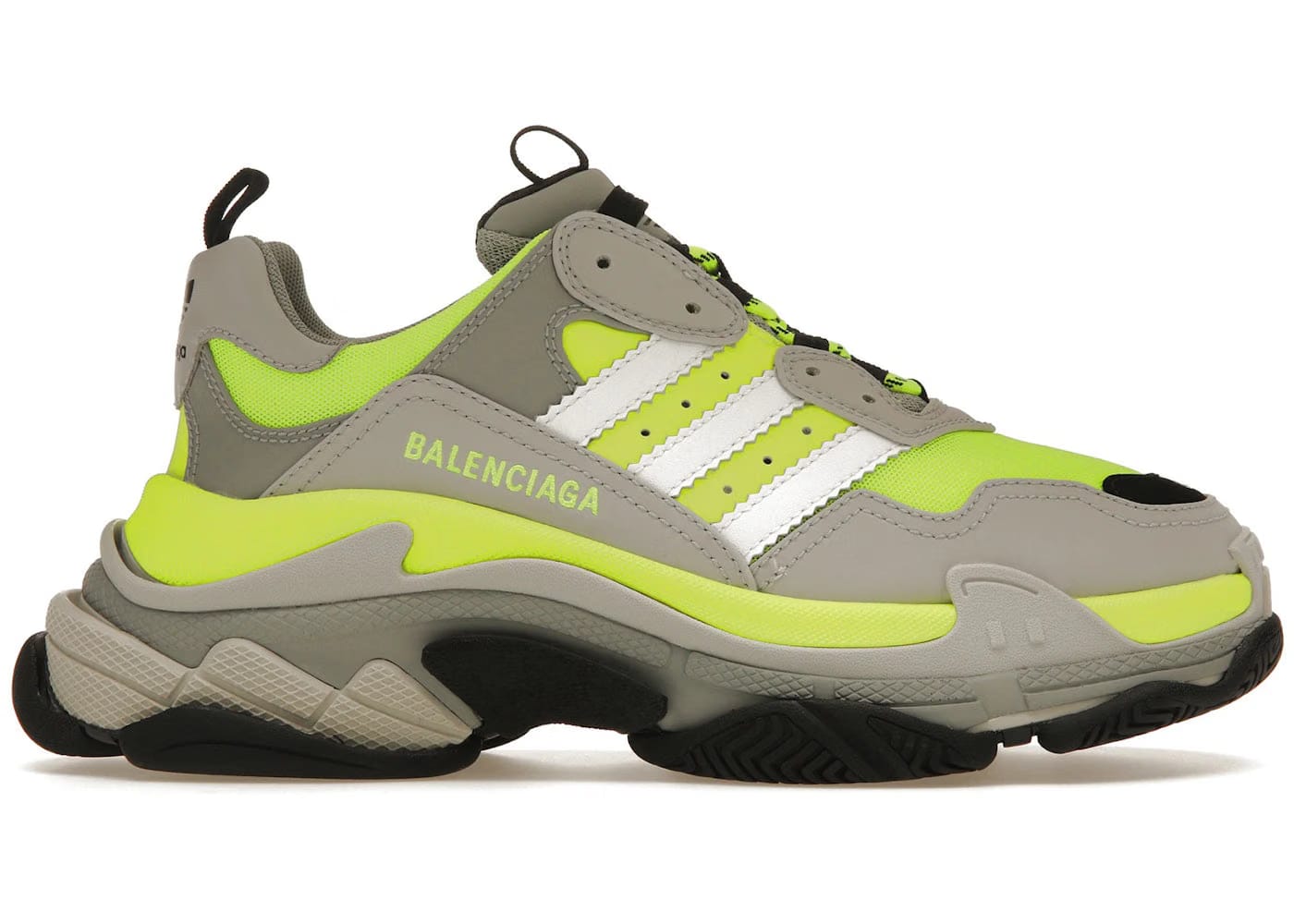 Balenciaga x Adidas Triple S Fluo Yellow