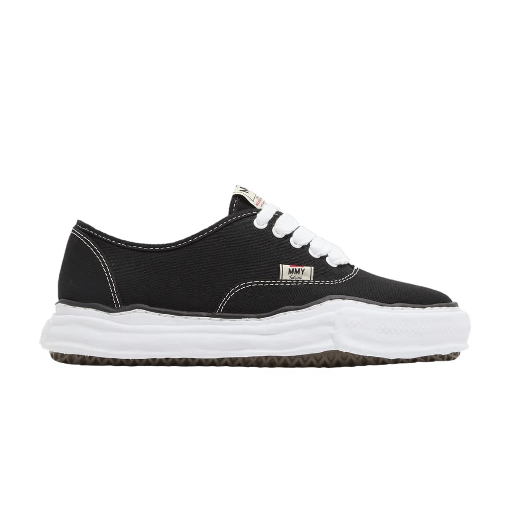 Maison Mihara Yasuhiro Baker Og Sole Canvas Low Black