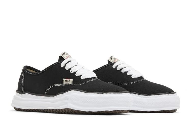Maison Mihara Yasuhiro Baker Og Sole Canvas Low Black