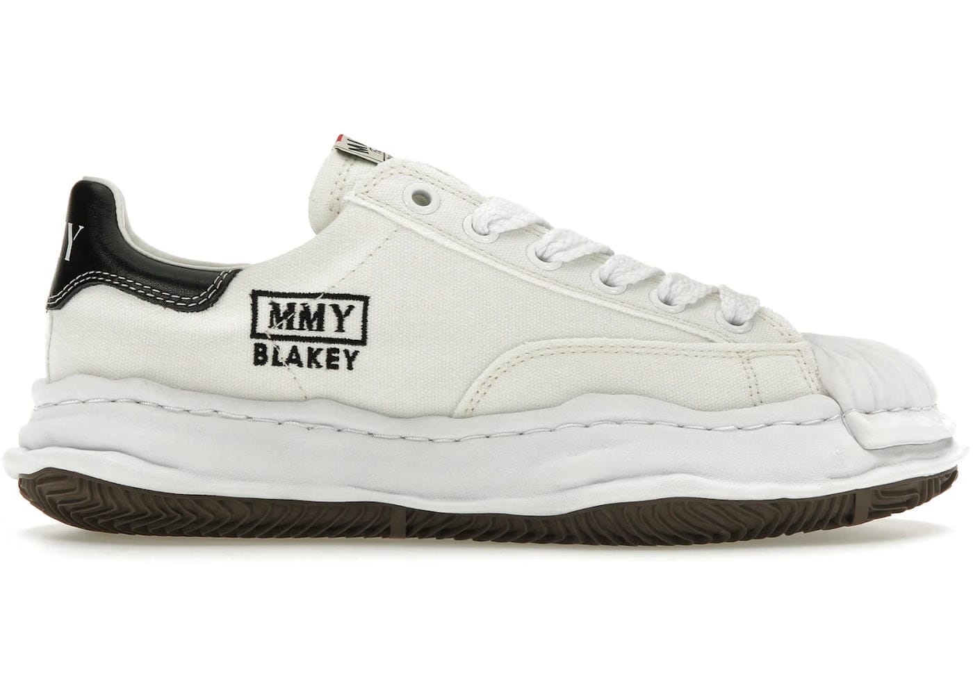Maison Mihara Yasuhiro Blakey Og Sole Canvas Low White