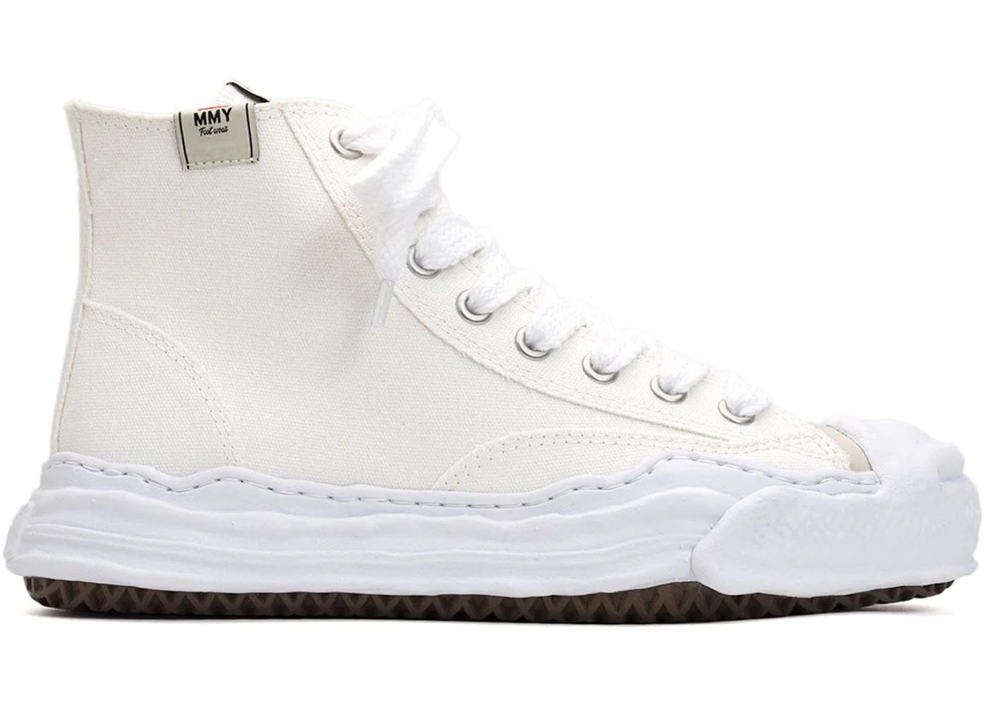 Maison Mihara Yasuhiro Hank Og Sole Canvas Hi White