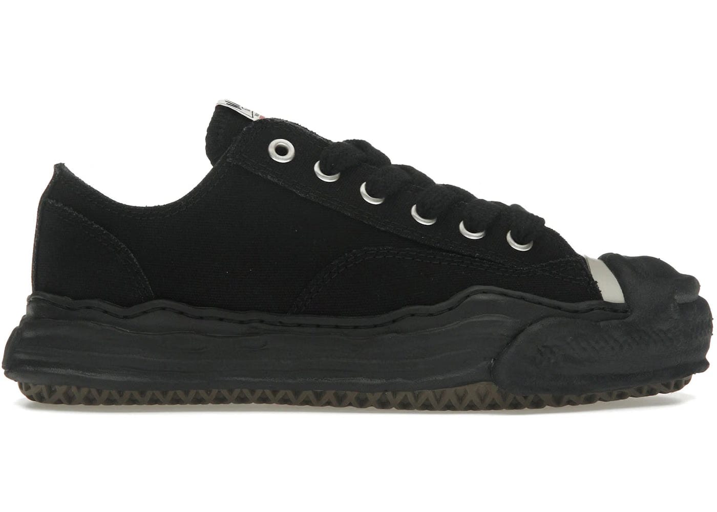Maison Mihara Yasuhiro Hank Og Sole Canvas Low Black Black