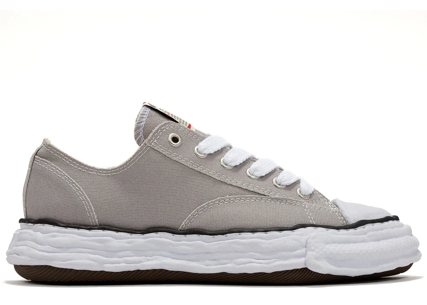 Maison Mihara Yasuhiro Peterson 23 Og Sole Canvas Low Grey