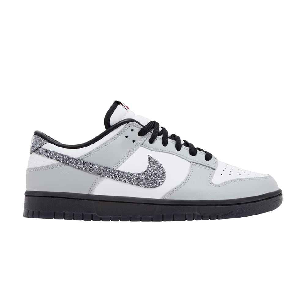 Nike Dunk Low Lx Glitter Swoosh White Light Smoke Grey Womens