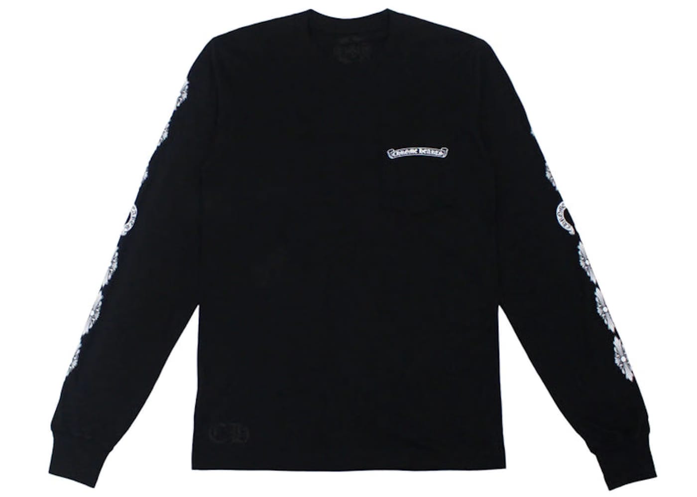 Chrome Hearts Floral Cross L/S T-Shirt Black