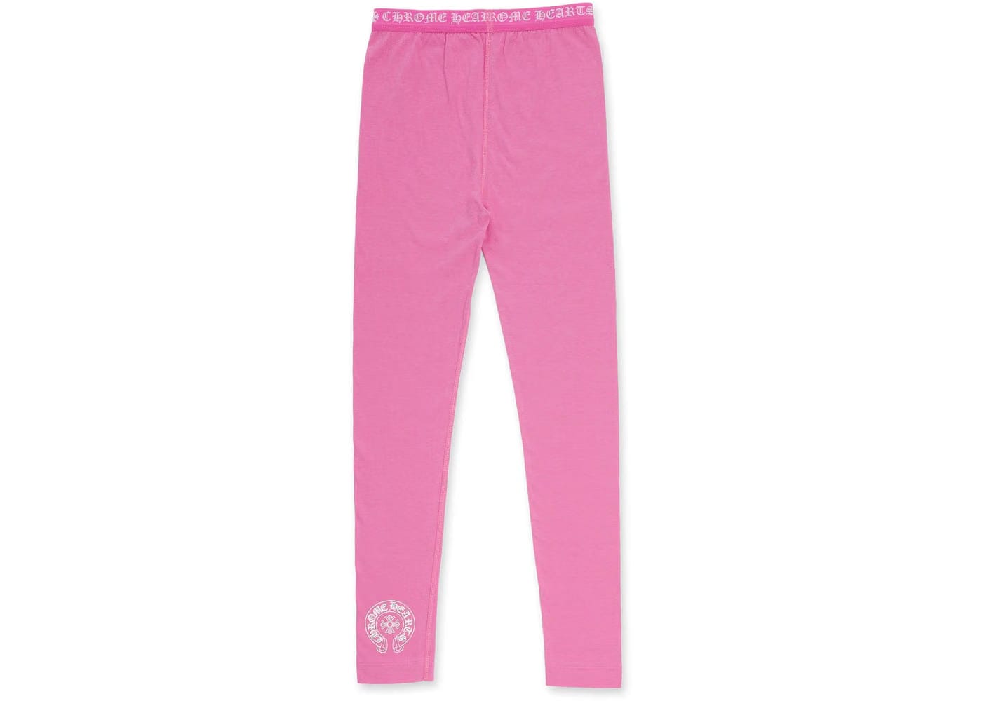 Chrome Hearts Logo Leggings Pink