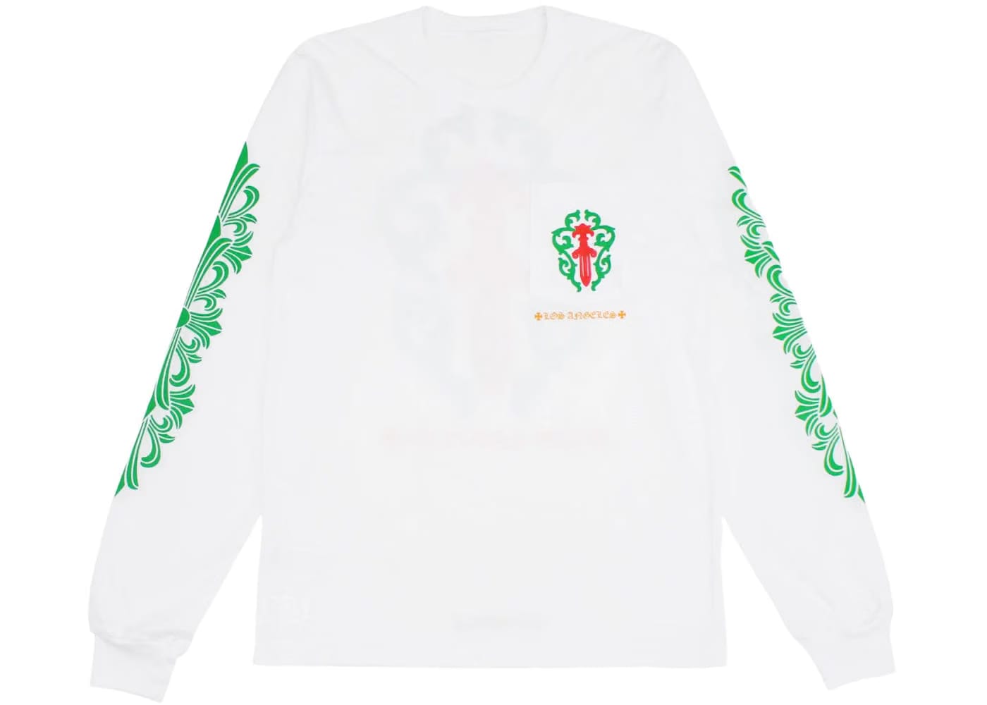 Chrome Hearts Los Angeles Exclusive Christmas L/S T-Shirt White