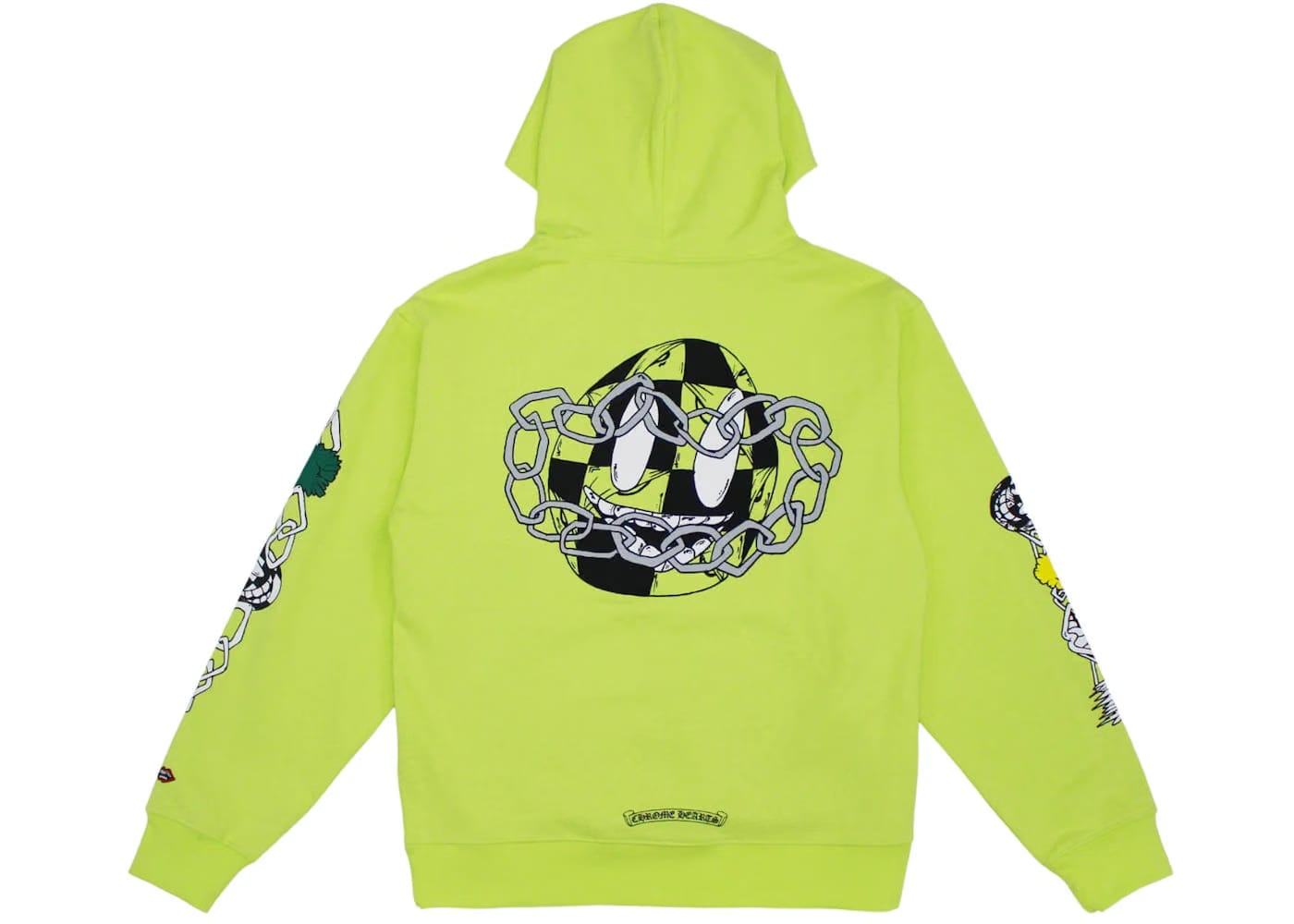 Chrome Hearts Matty Boy Link Hoodie Lime Green