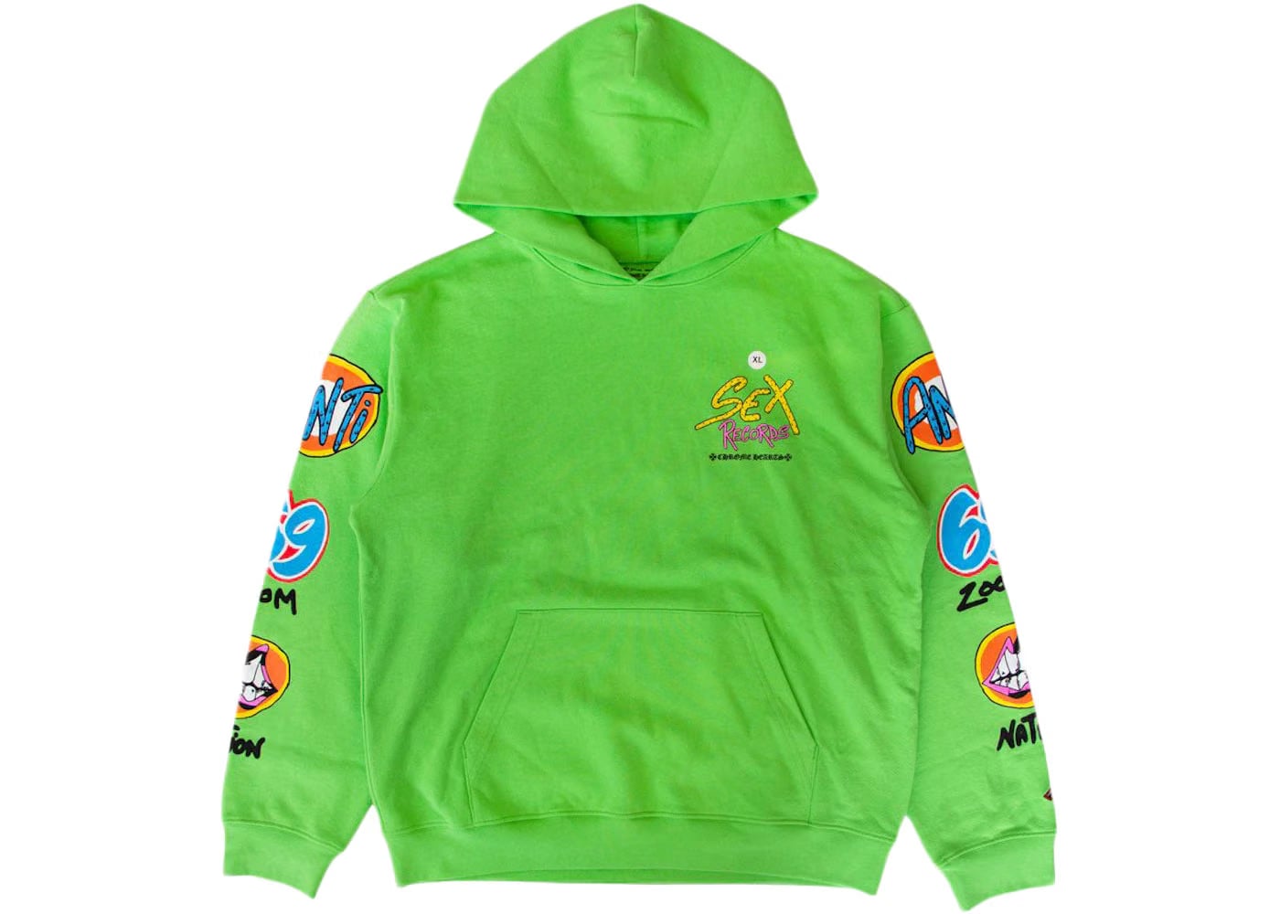 Chrome Hearts Matty Boy Sex Records Hoodie Citrus