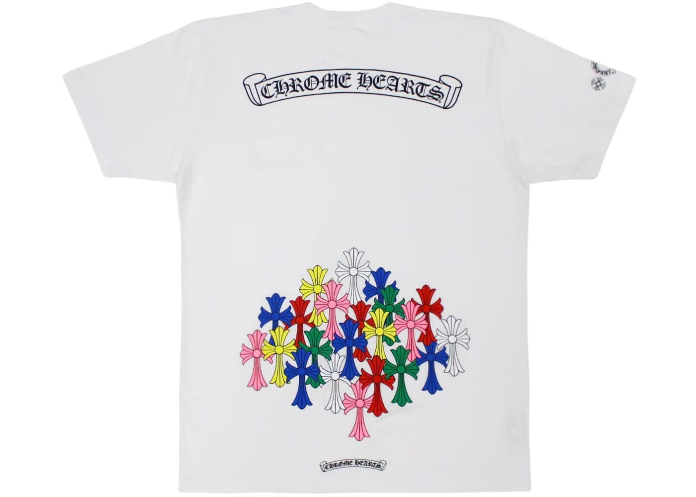 Chrome Hearts Multi Color Cross T-Shirt White