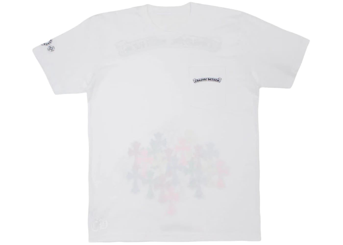 Chrome Hearts Multi Color Cross T-Shirt White