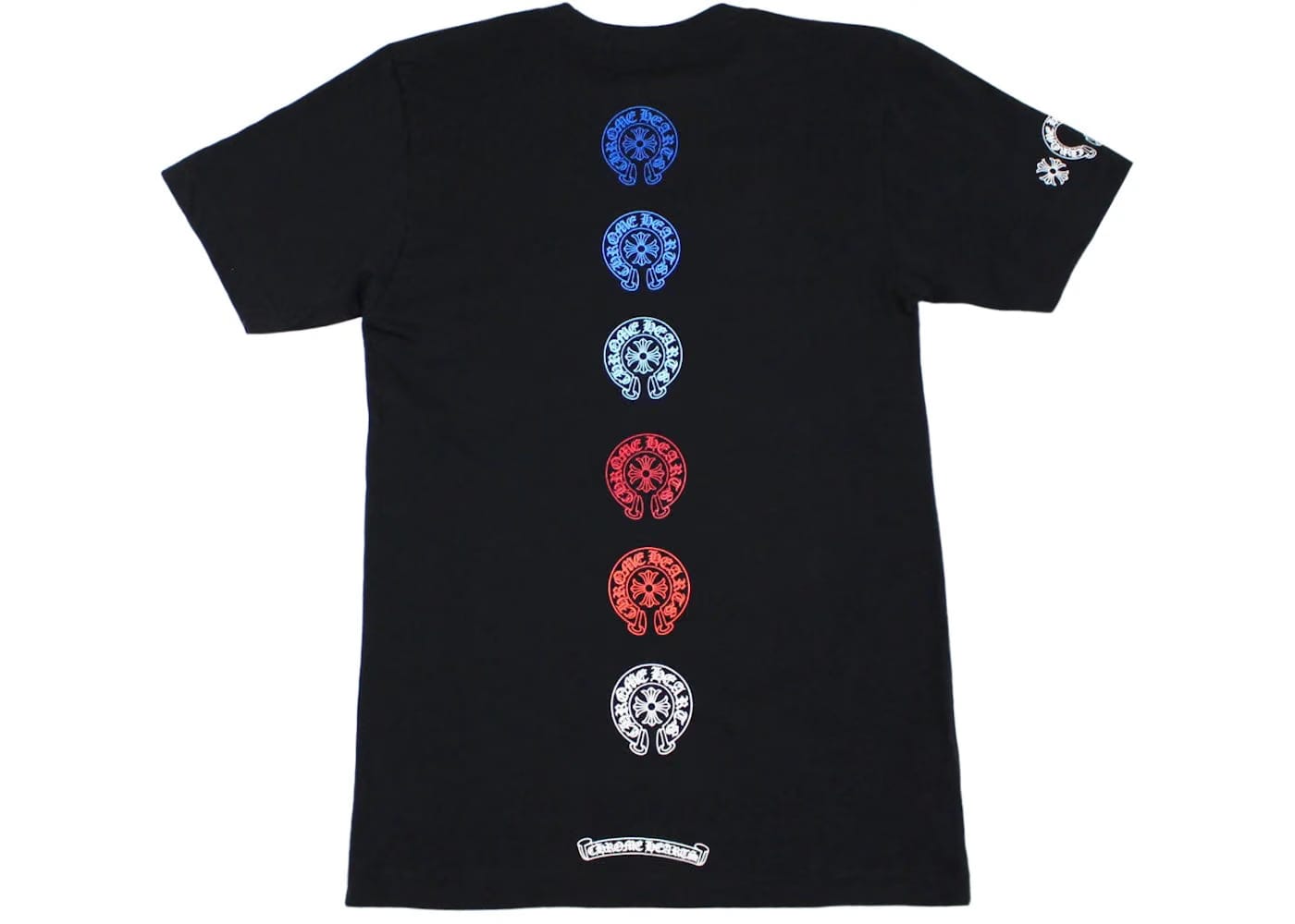 Chrome Hearts Multi Color Horse Shoe T-Shirt Black