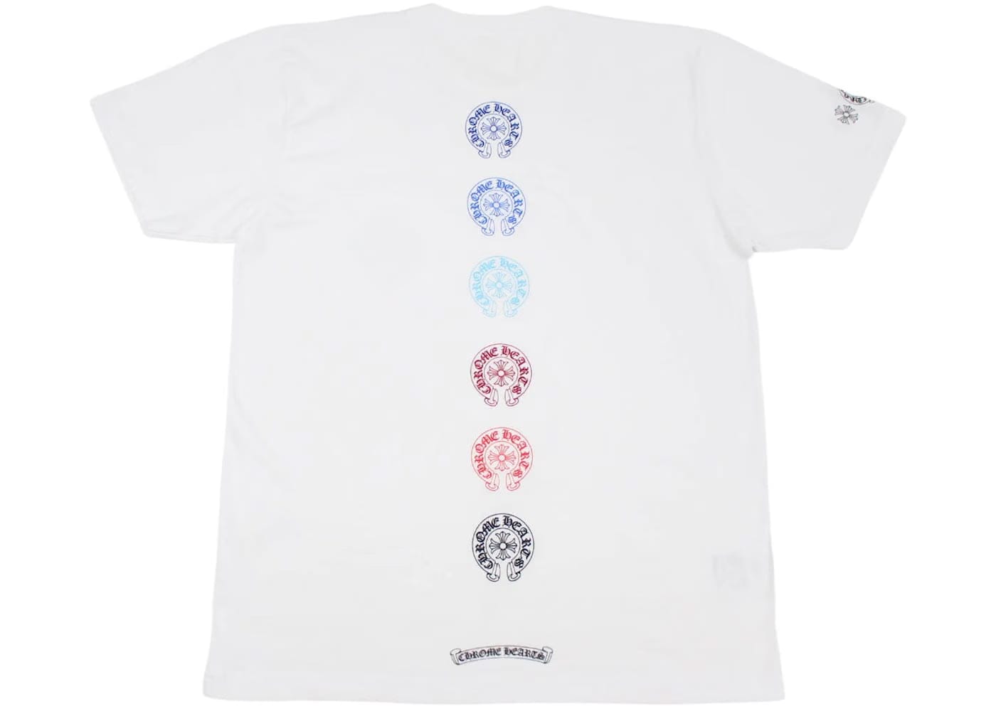 Chrome Hearts Multi Color Horse Shoe T-Shirt White