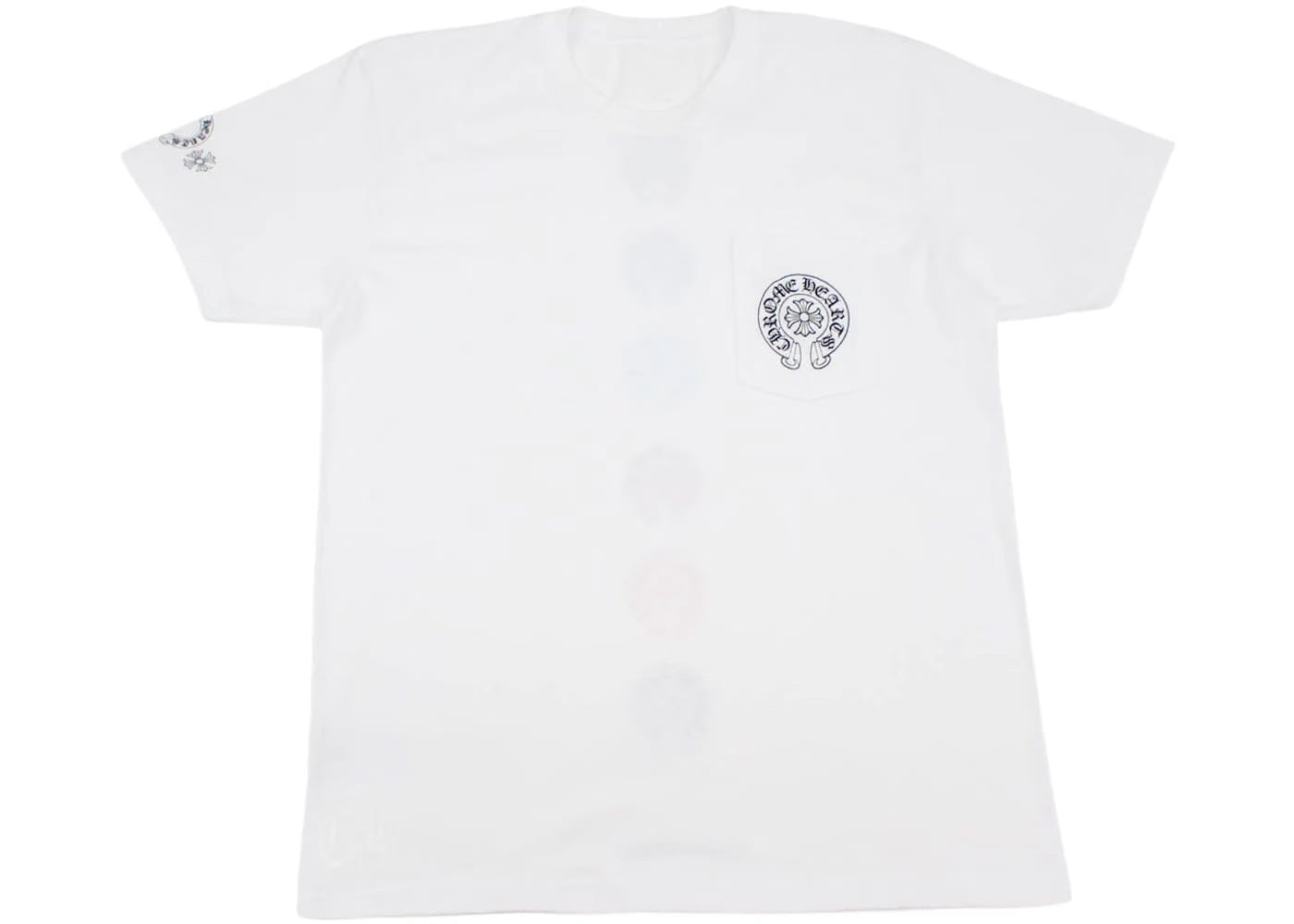 Chrome Hearts Multi Color Horse Shoe T-Shirt White