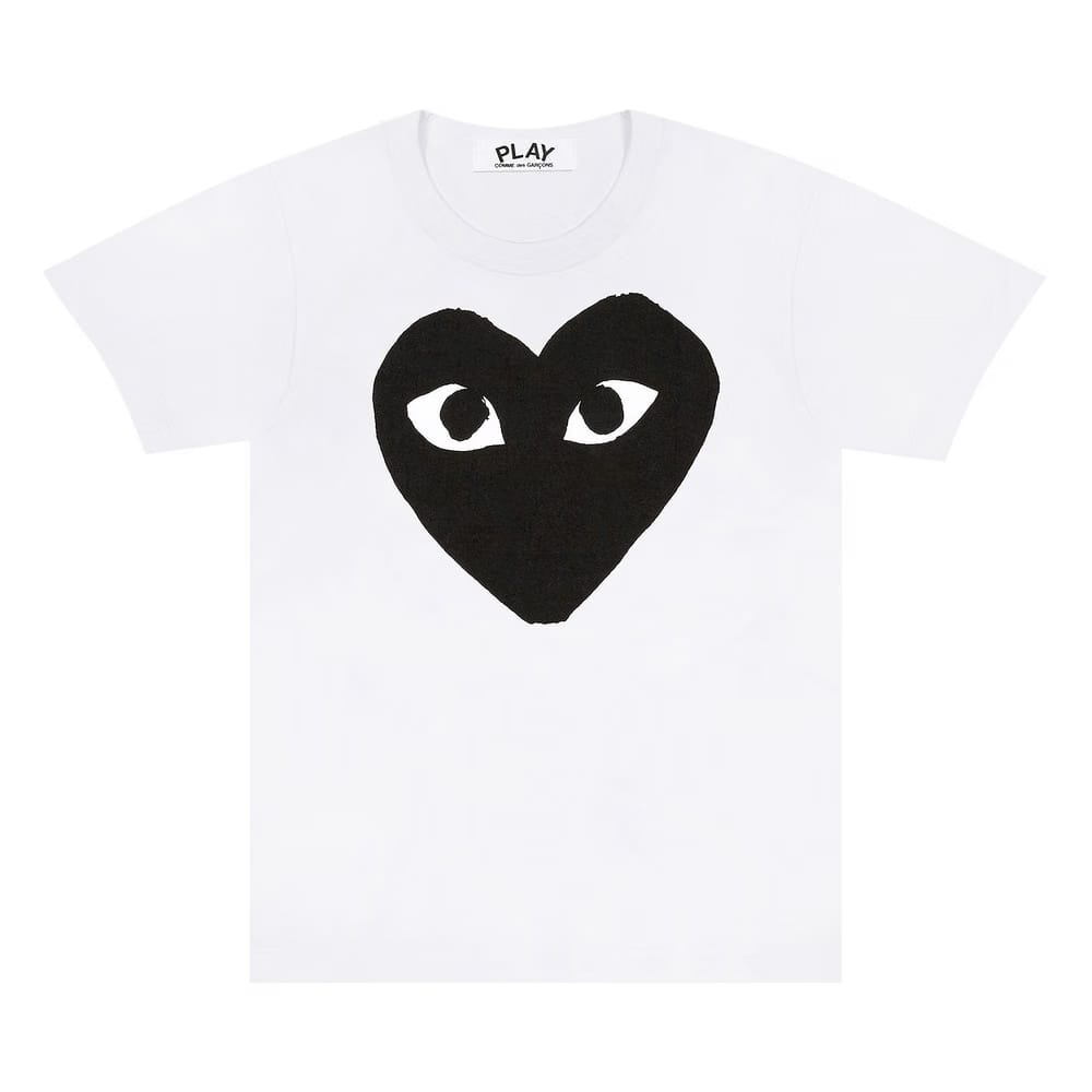 Comme Des Garcons Play Black Heart T-Shirt White