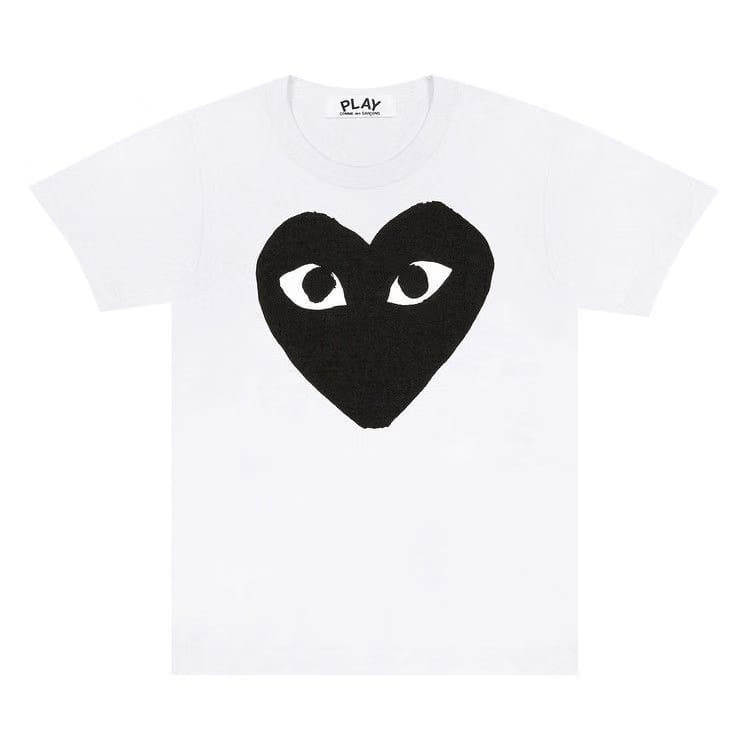 Comme Des Garcons Play Black Heart T-Shirt White