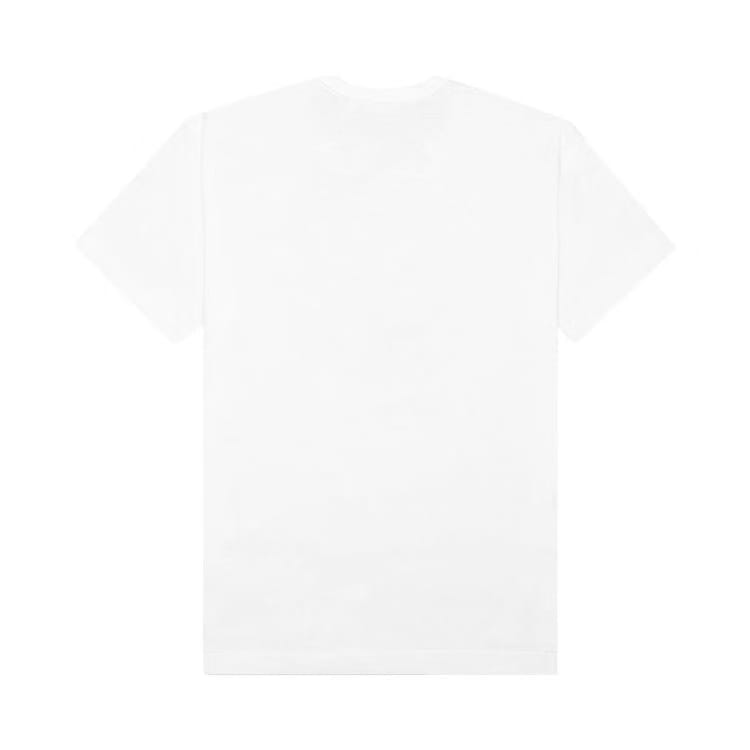 Comme Des Garcons Play Inverted Text T-Shirt White