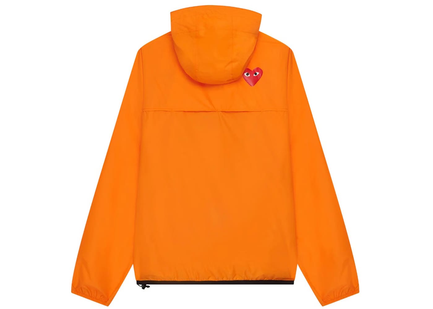 Comme Des Garcons Play x K-Way Claude Half-Zip Jacket Orange