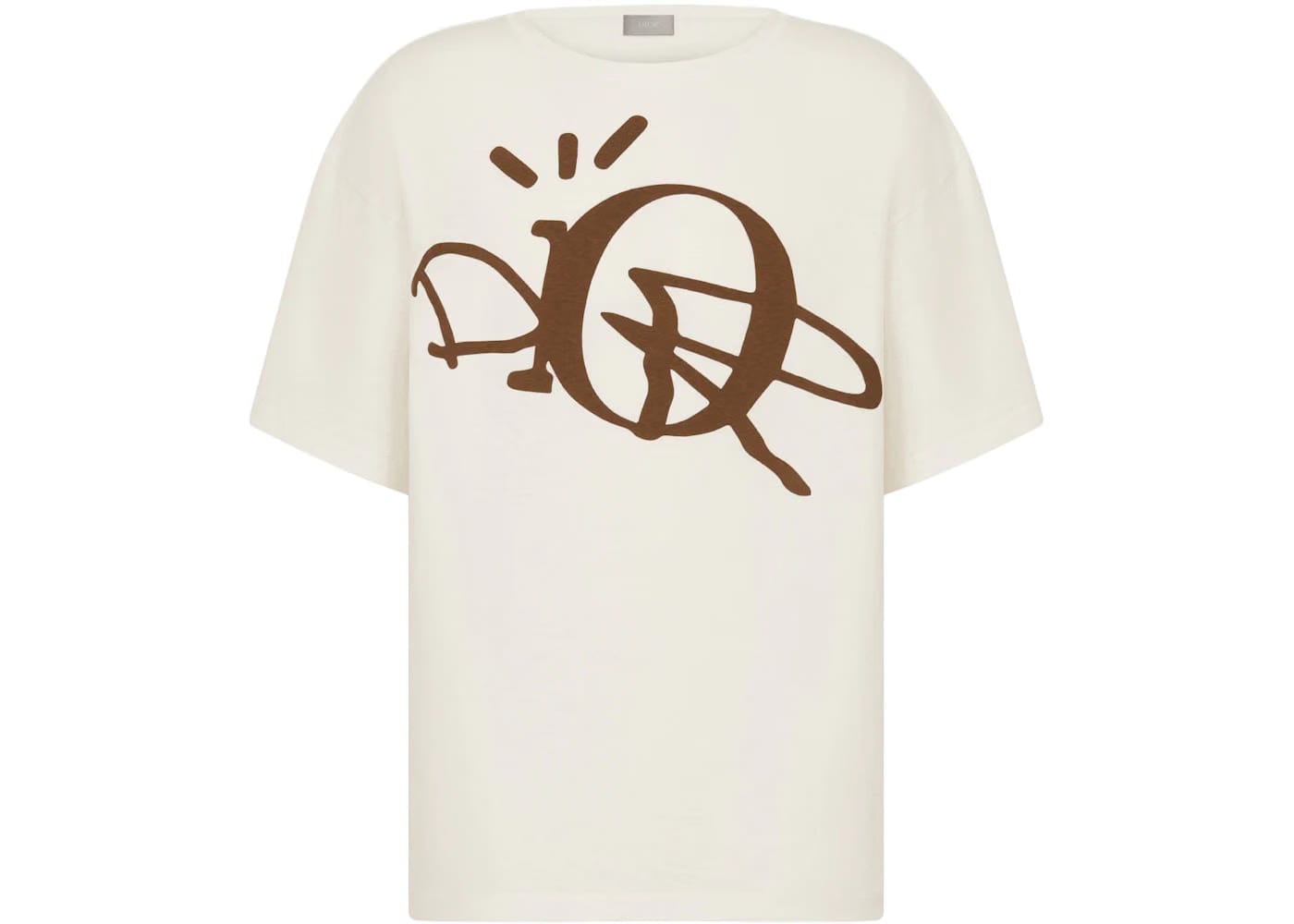 Dior x Cactus Jack Oversized T-Shirt White/Brown