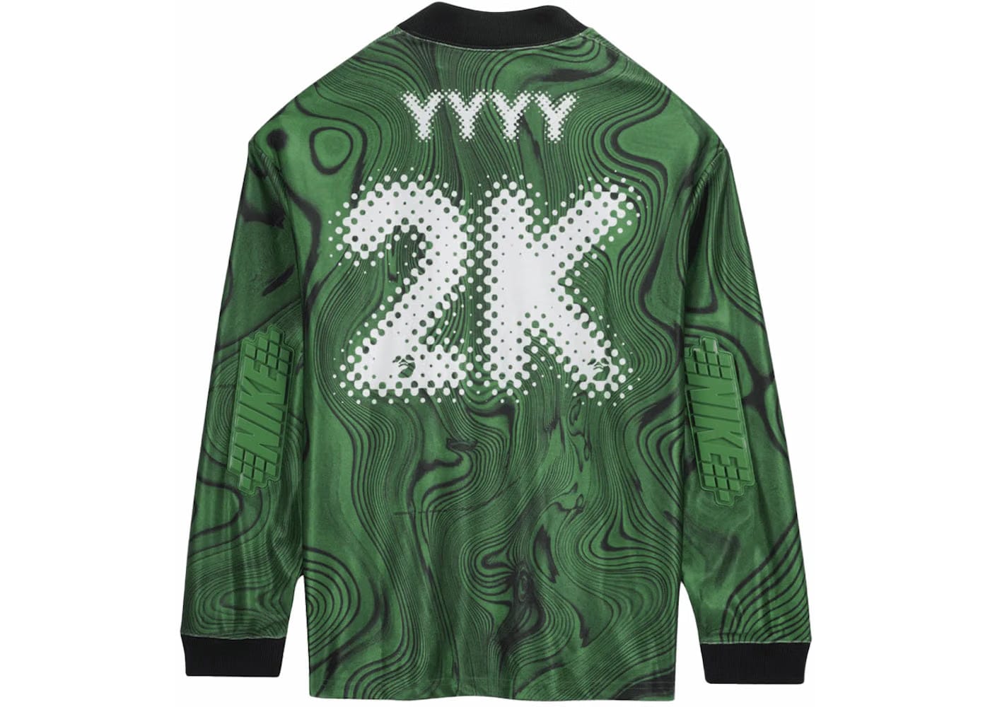 Nike x Off-White All-Over Print Jersey Kelly Green/White