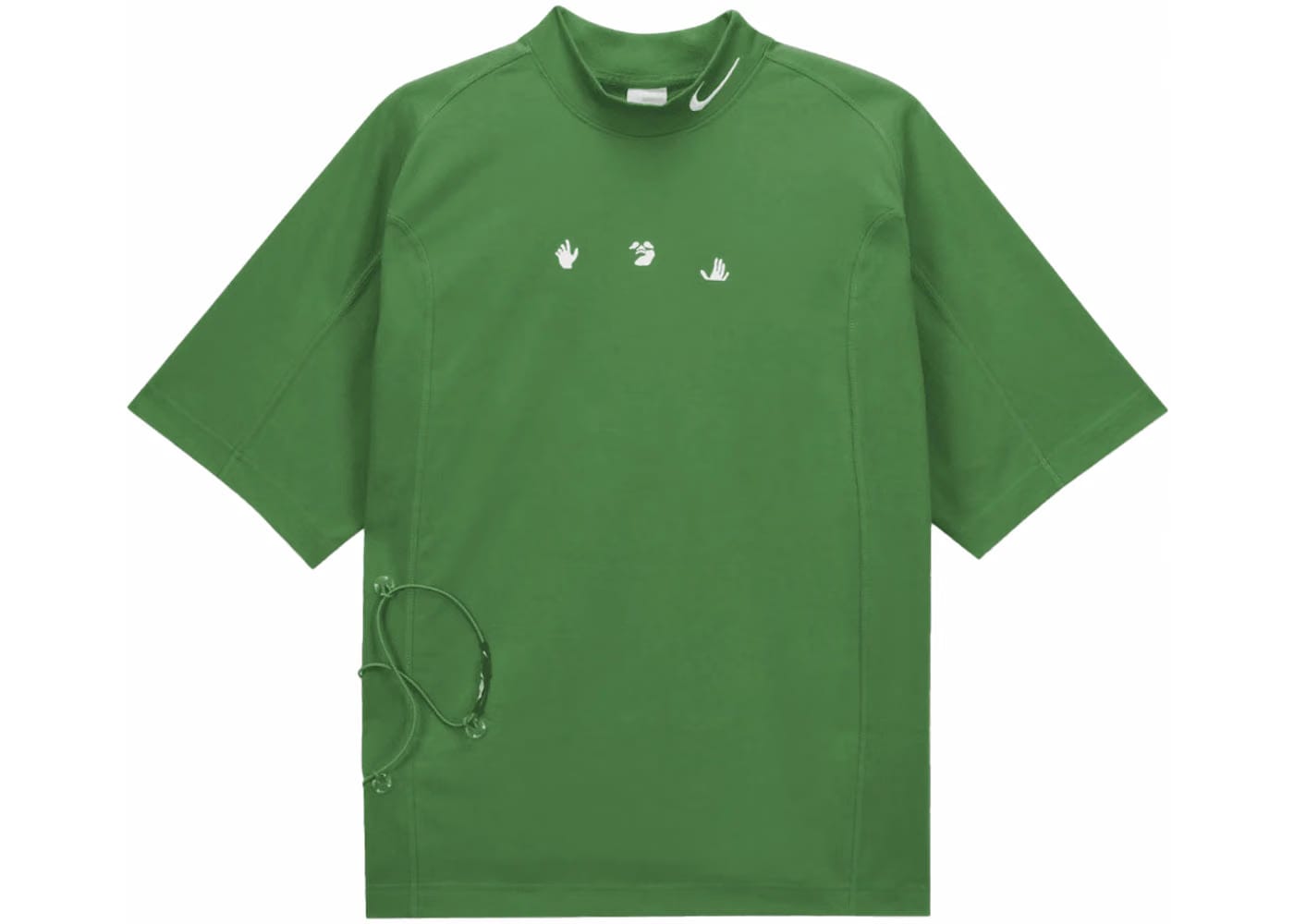 Nike x Off-White Shorts-Sleeve Top (Asia Sizing) Kelly Green/White