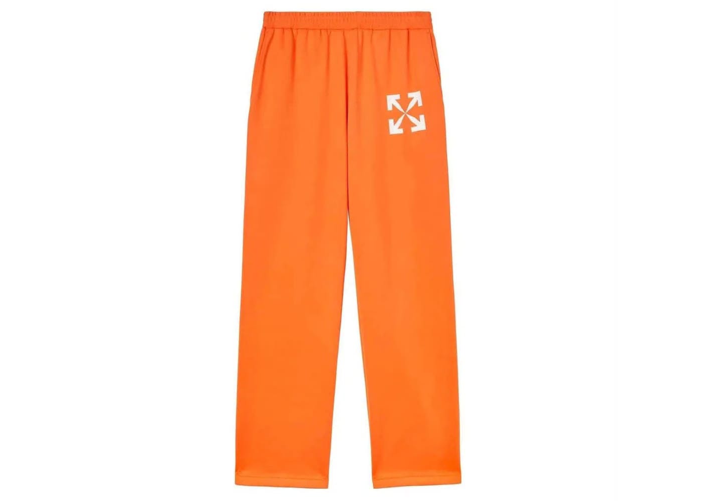 Off-White Arrow Printed Track Pants Orange