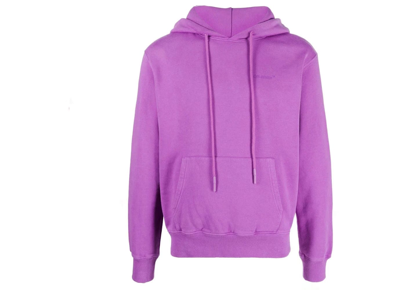 Off-White Diagonal Tab Slim Hoodie Orchid