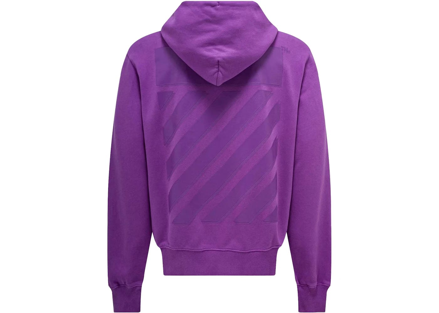 Off-White Diagonal Tab Slim Hoodie Orchid