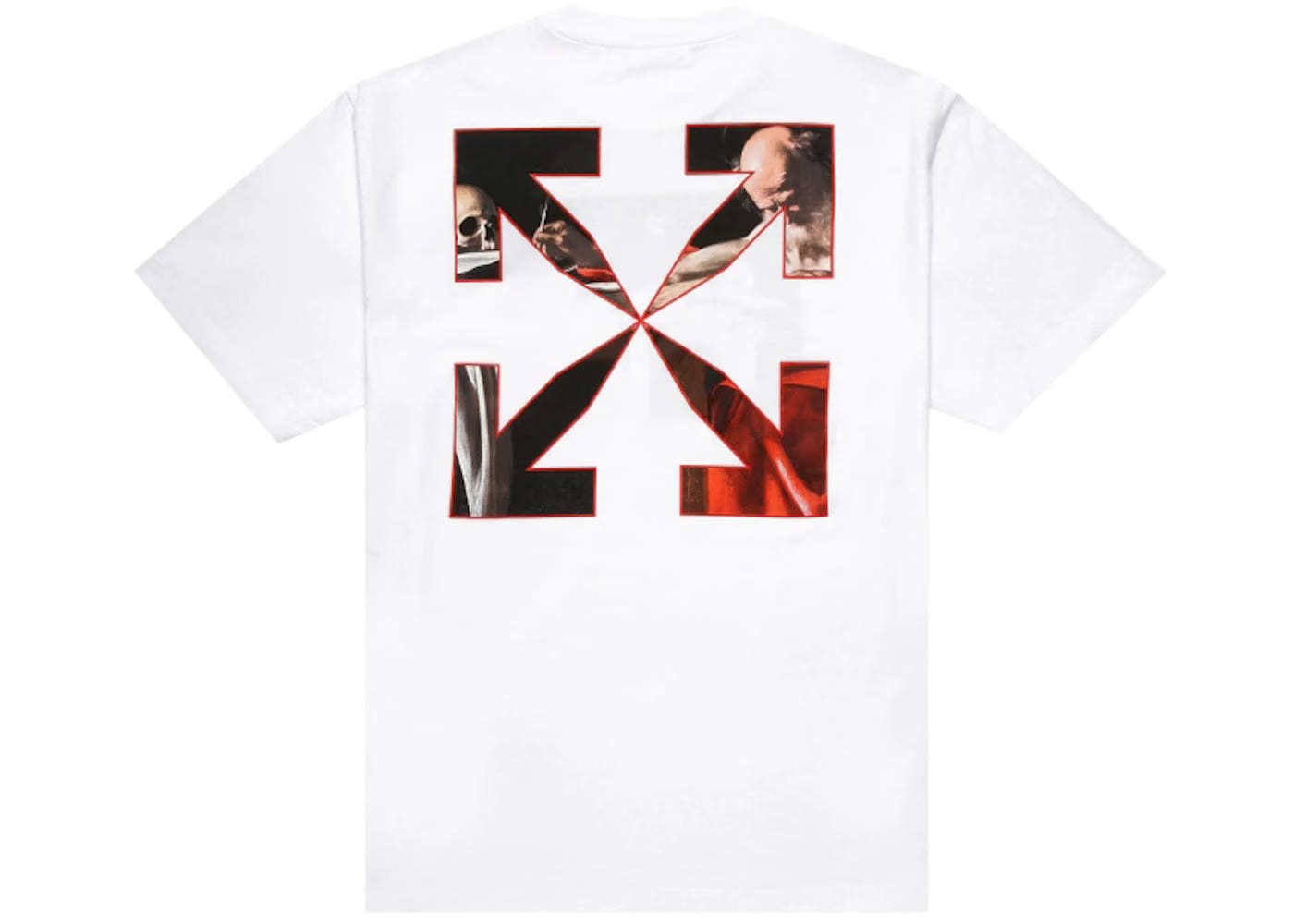 Off-White Caravaggio S/S Over T-Shirt White/Red