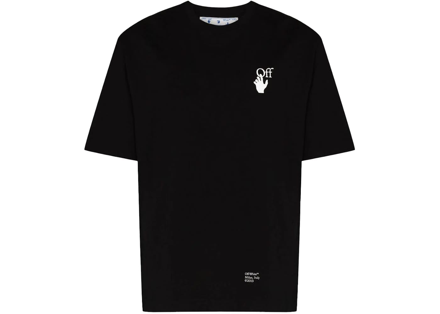 Off-White Caravaggio Arrow Shorts-Sleeve Over Skate T-Shirt Black/White