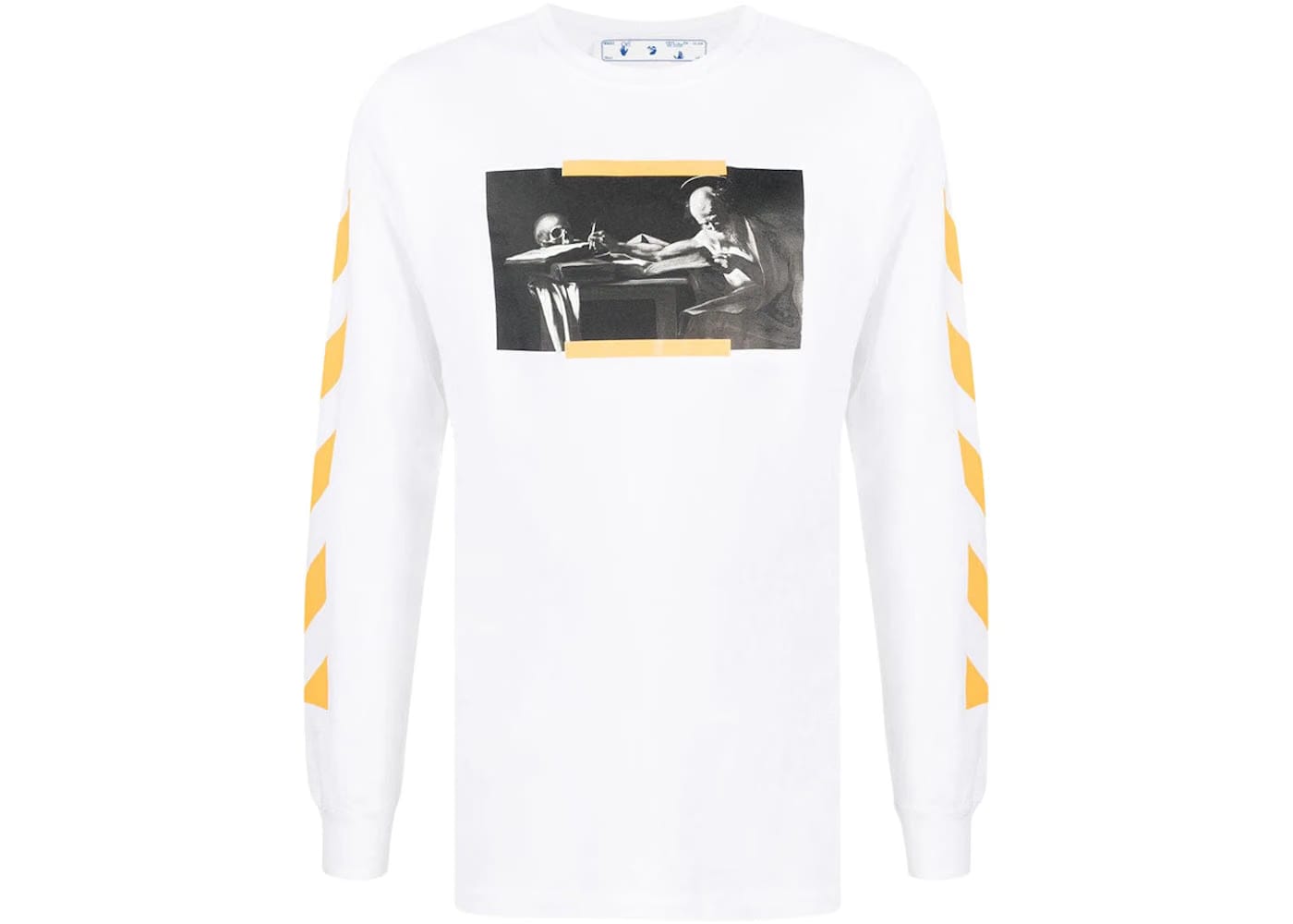Off-White Caravaggio Painting Print Long-Sleeve T-Shirt White/Yellow