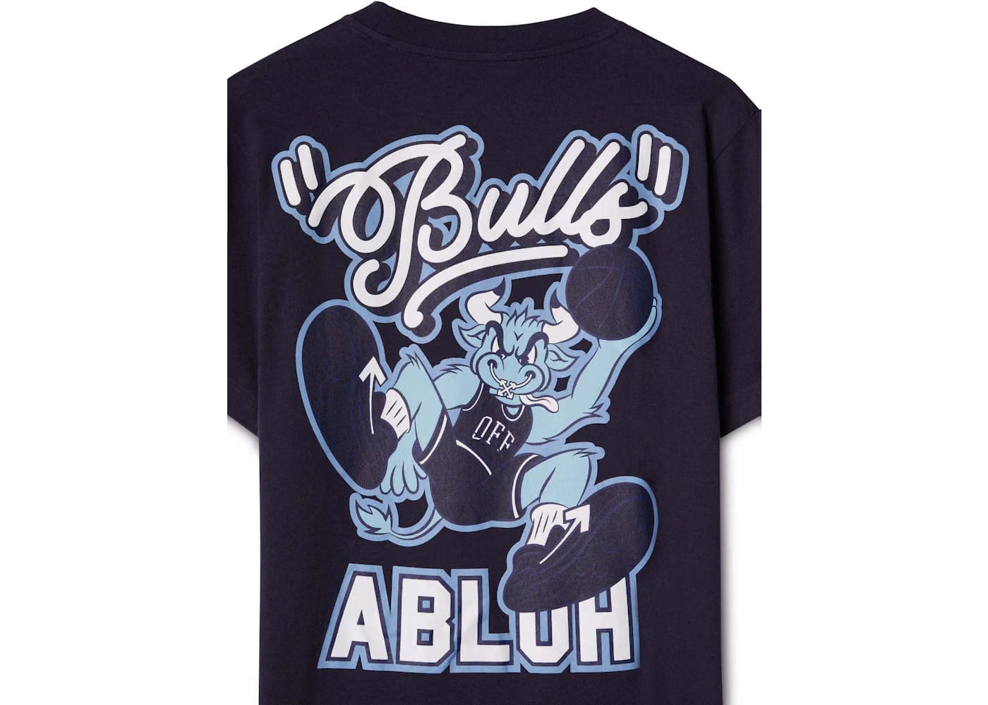 Off-White Chicago Bulls T-Shirt Navy/White/Light Blue