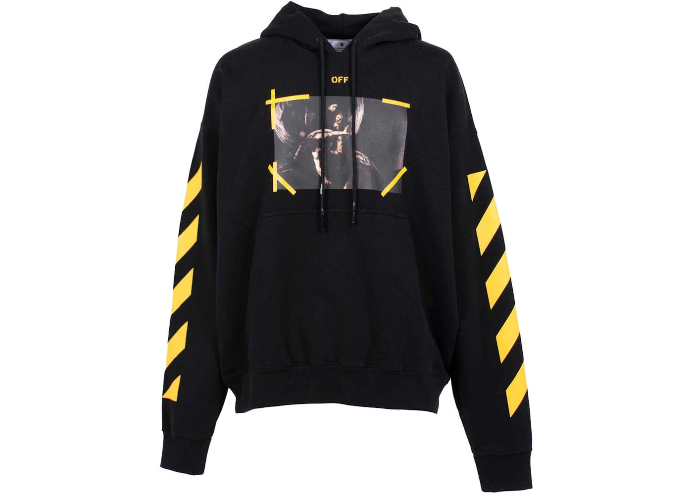 Off-White Caravaggio Printed Hoodie Black/White