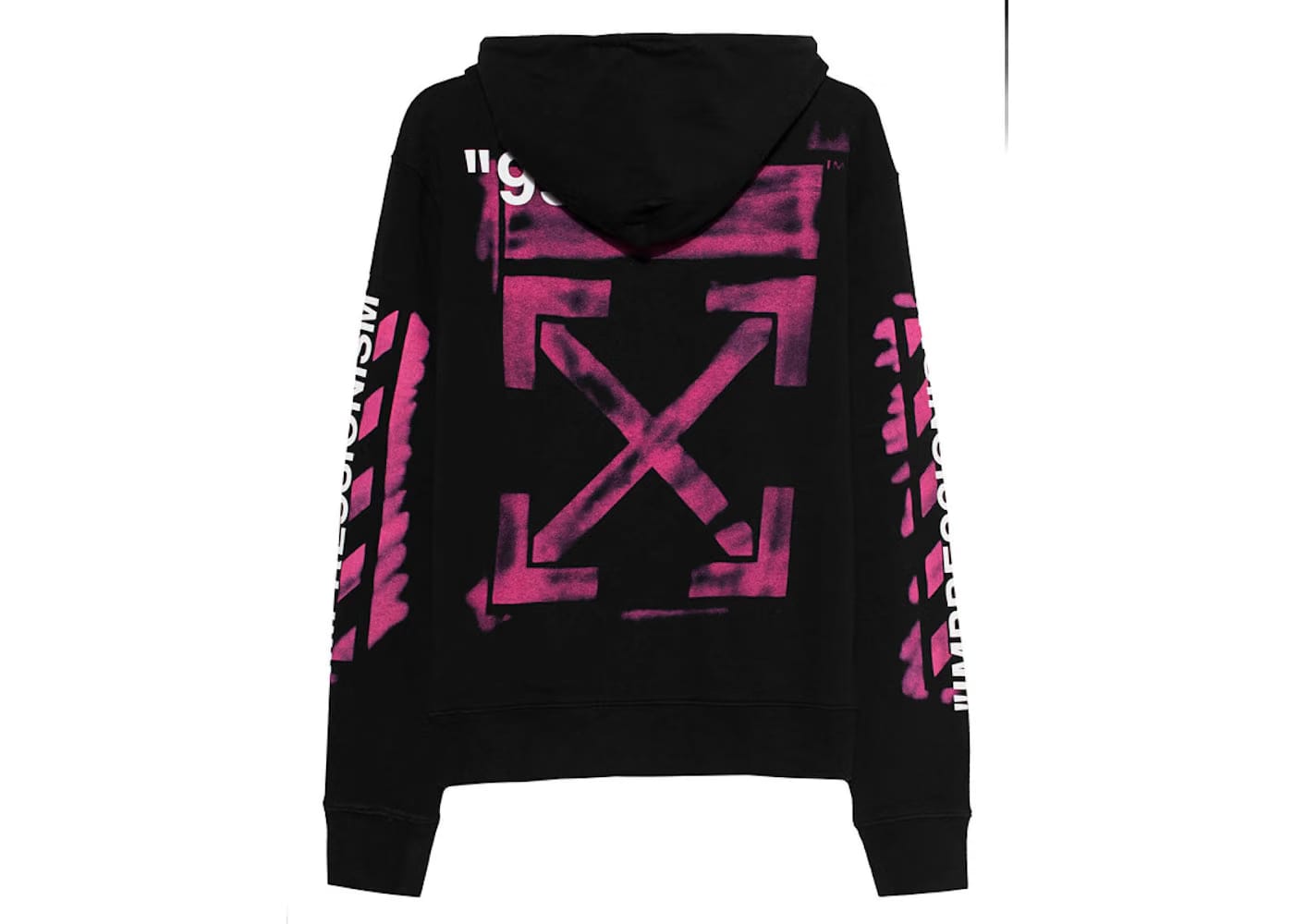 Off-White Diag Stencil Hoodie Black/Multicolor