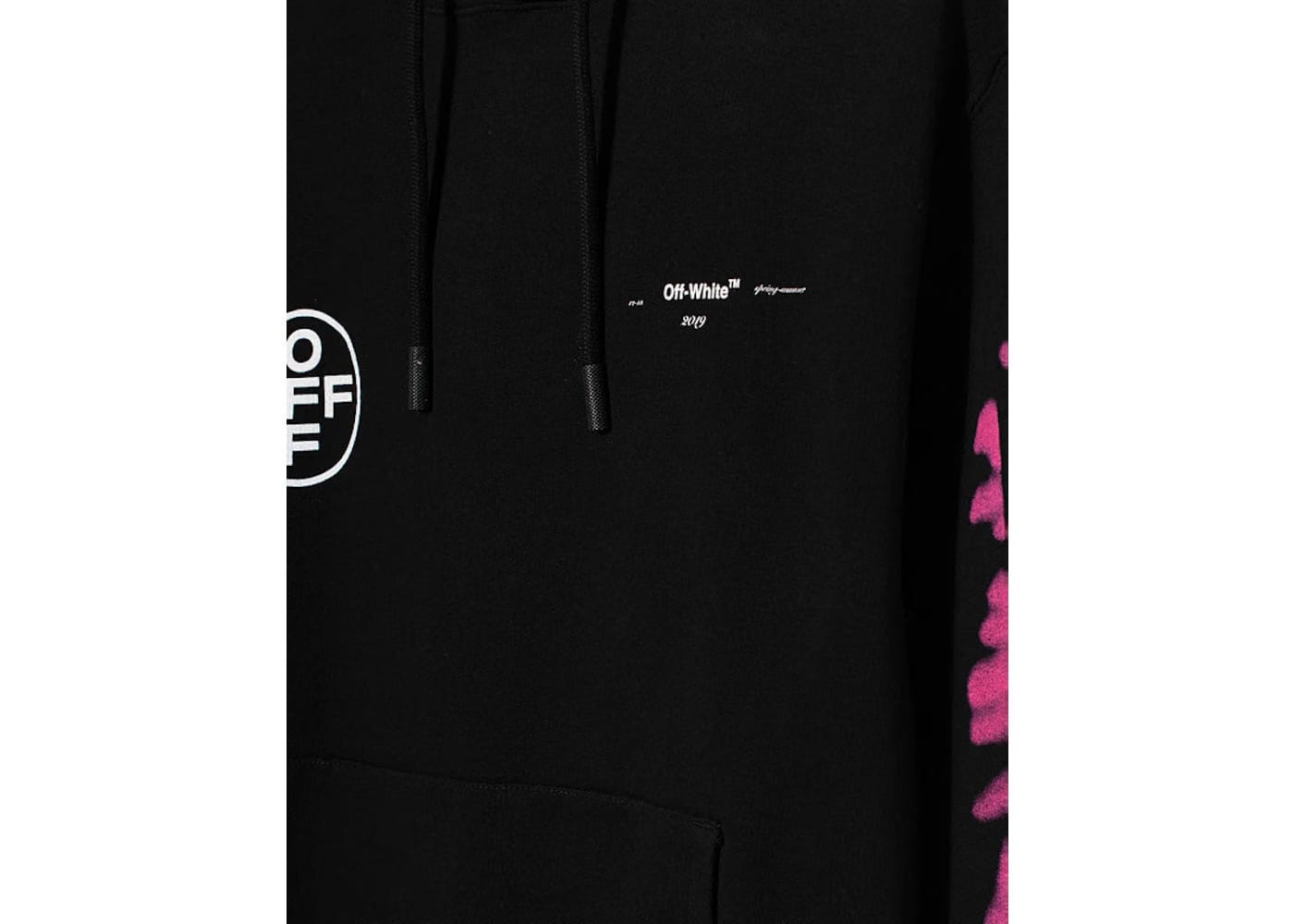 Off-White Diag Stencil Hoodie Black/Multicolor