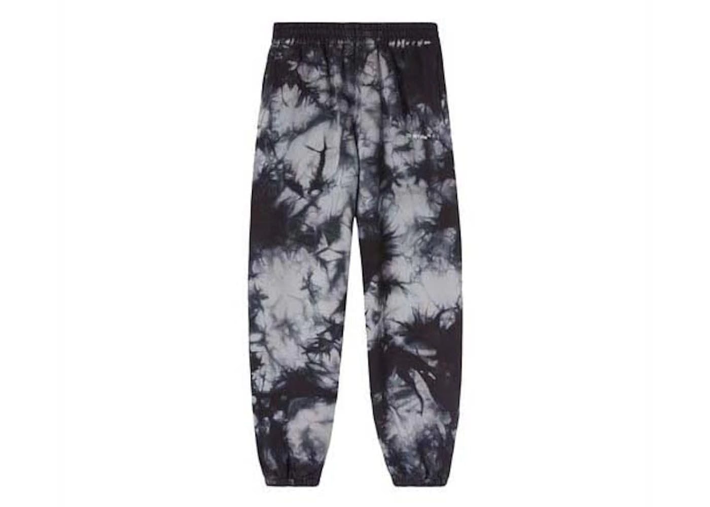 Off-White Diag Tie Dye Slim Sweatpant Warm Grey/White