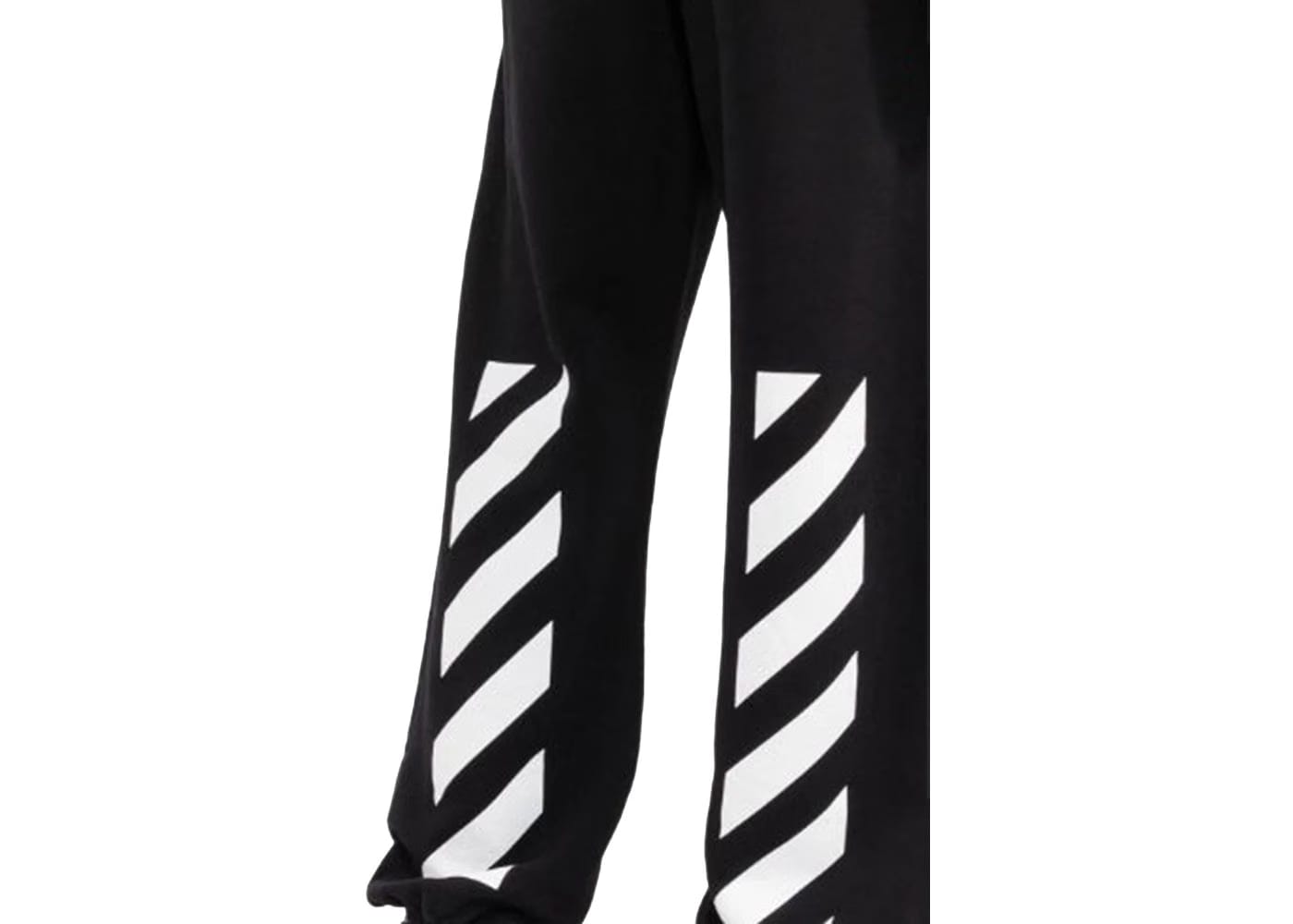 Off-White Diag Helvetica Slim Sweatpant Black
